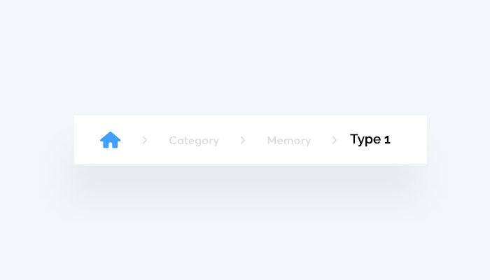Indicate what page the user is on