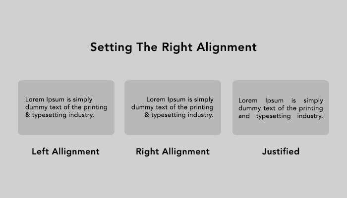 Set alignment