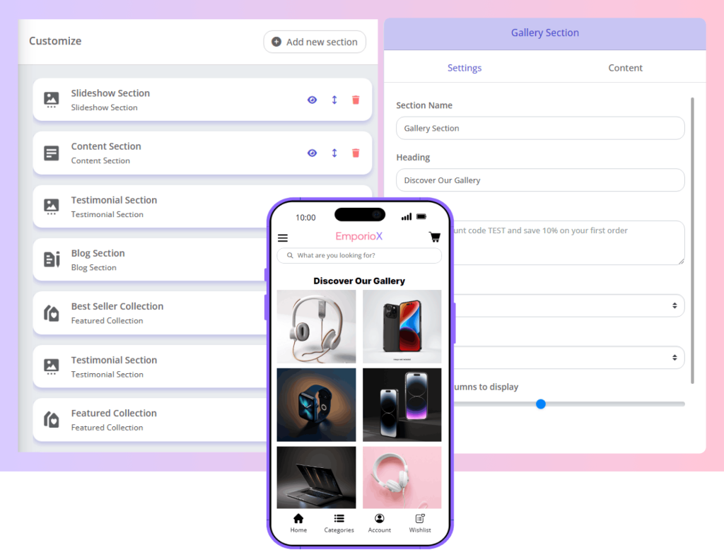 eCommerce-website